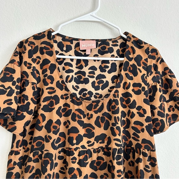 Show Me Your MuMu Leopard Print Mini Dress - Picture 6 of 8